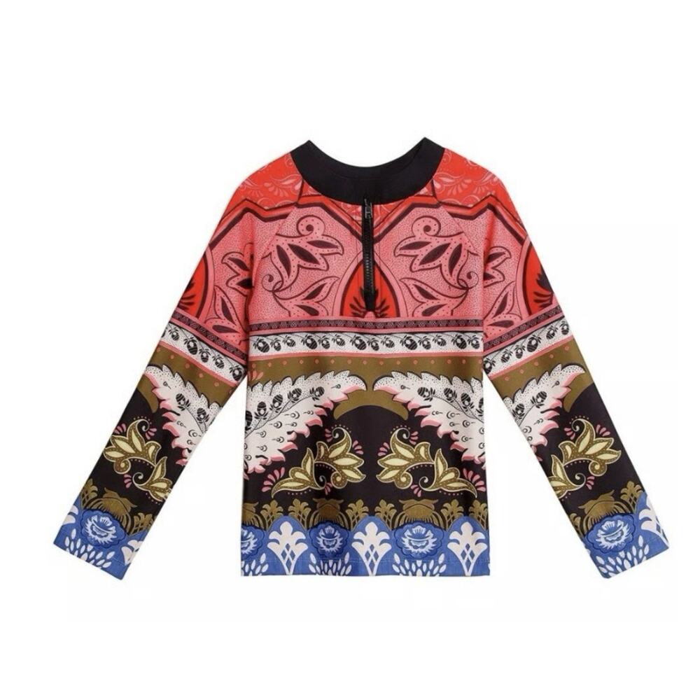 Agua Bendita Noah long sleeve Rashguard Sz. 10 boys